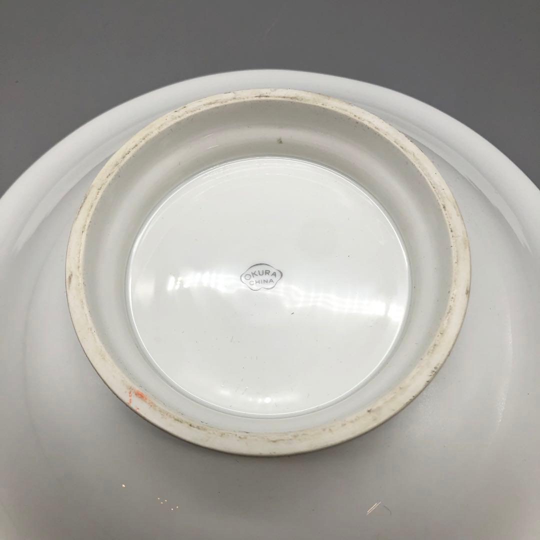 オークラ大倉陶園ゴールドラインイニシャルTカップソーサーボウル高台皿アンティーク