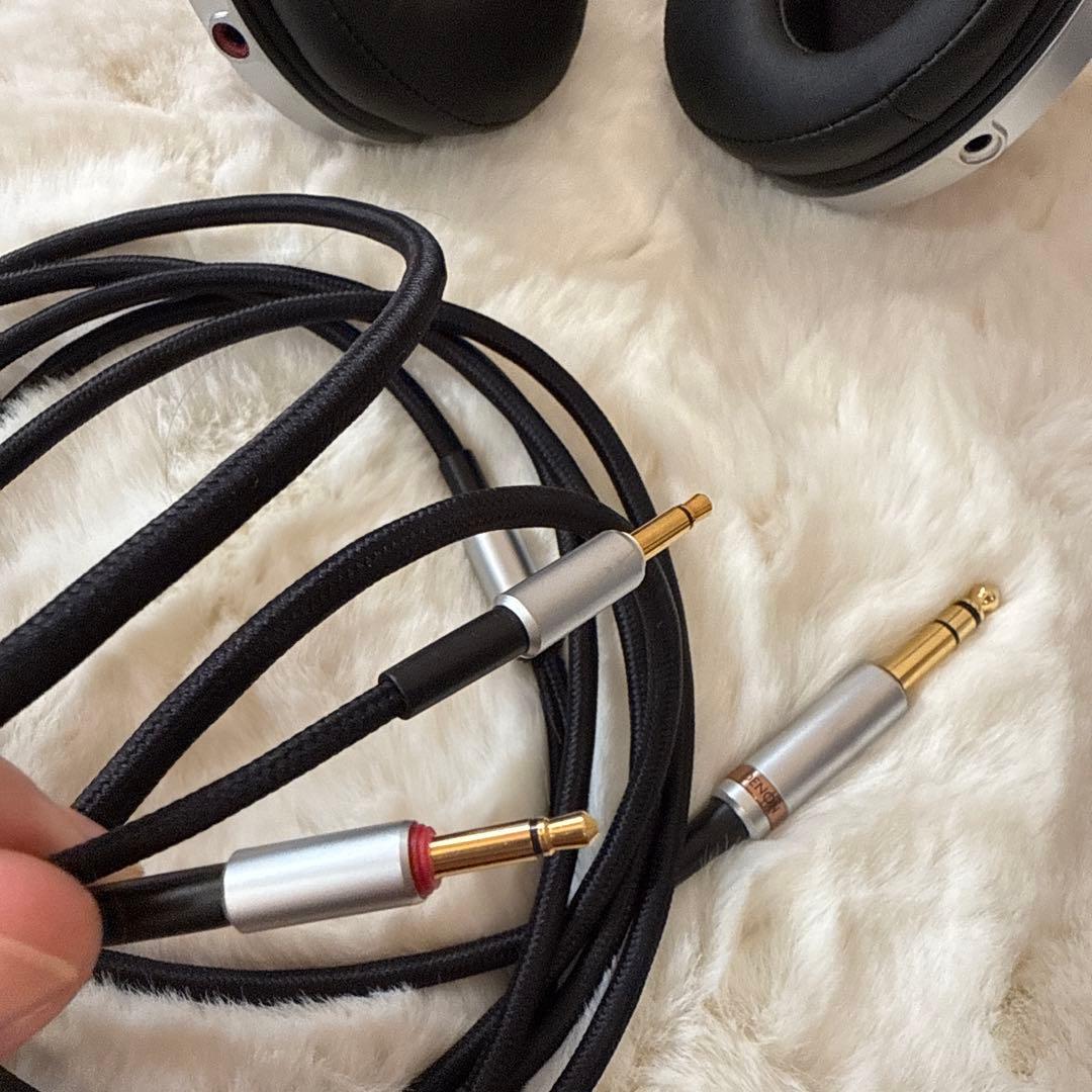 DENON 有線ヘッドホン ウッドデザイン