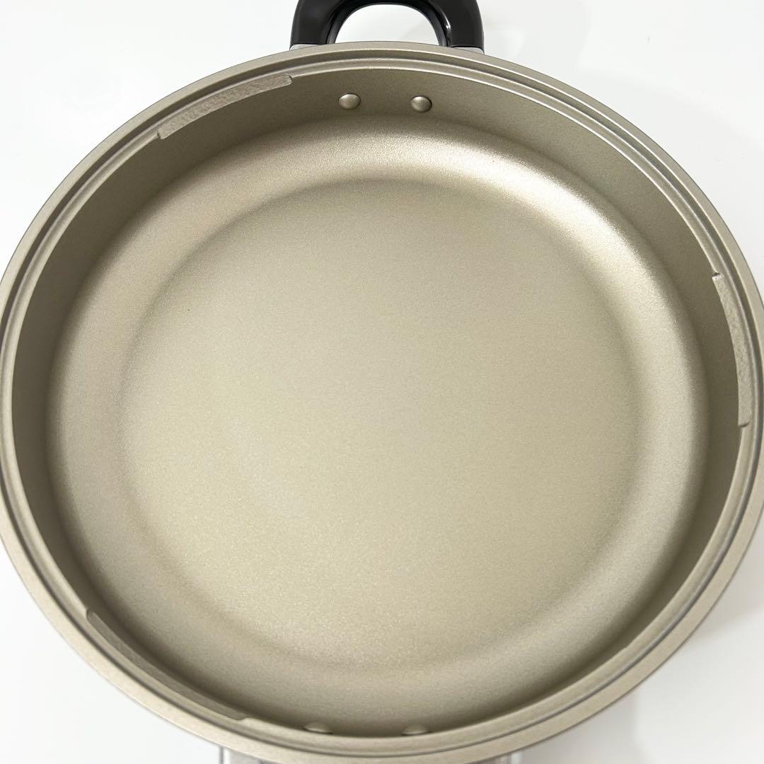 未使用品 マル球産業 デラックス浅型鍋 あさこちゃん 浅型鍋 両手鍋