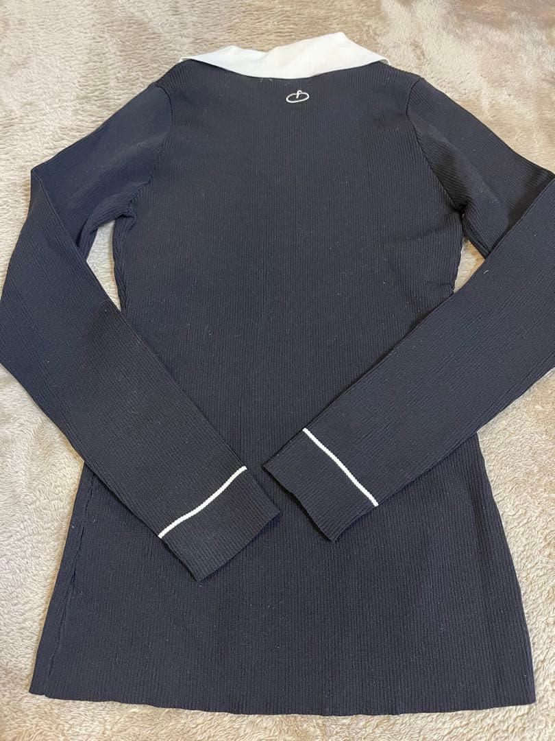 フェアライアー　ゴルフ ウェア レディース 長袖 カットソー トップス　ブラック