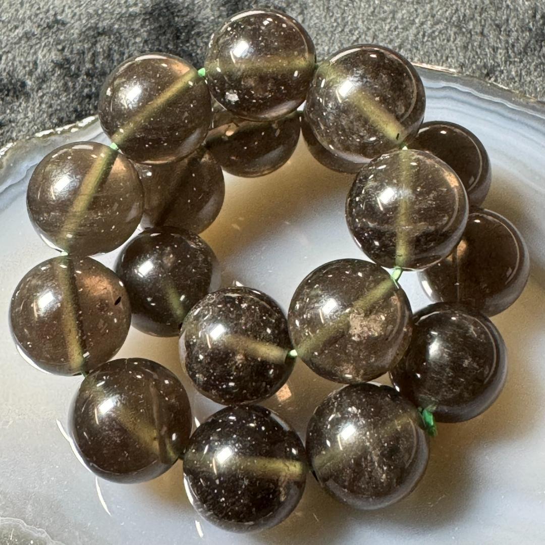 アリゾナテクタイト願い叶える宝石◇チンターマニストーン◇ブレスレット約12.1㎜