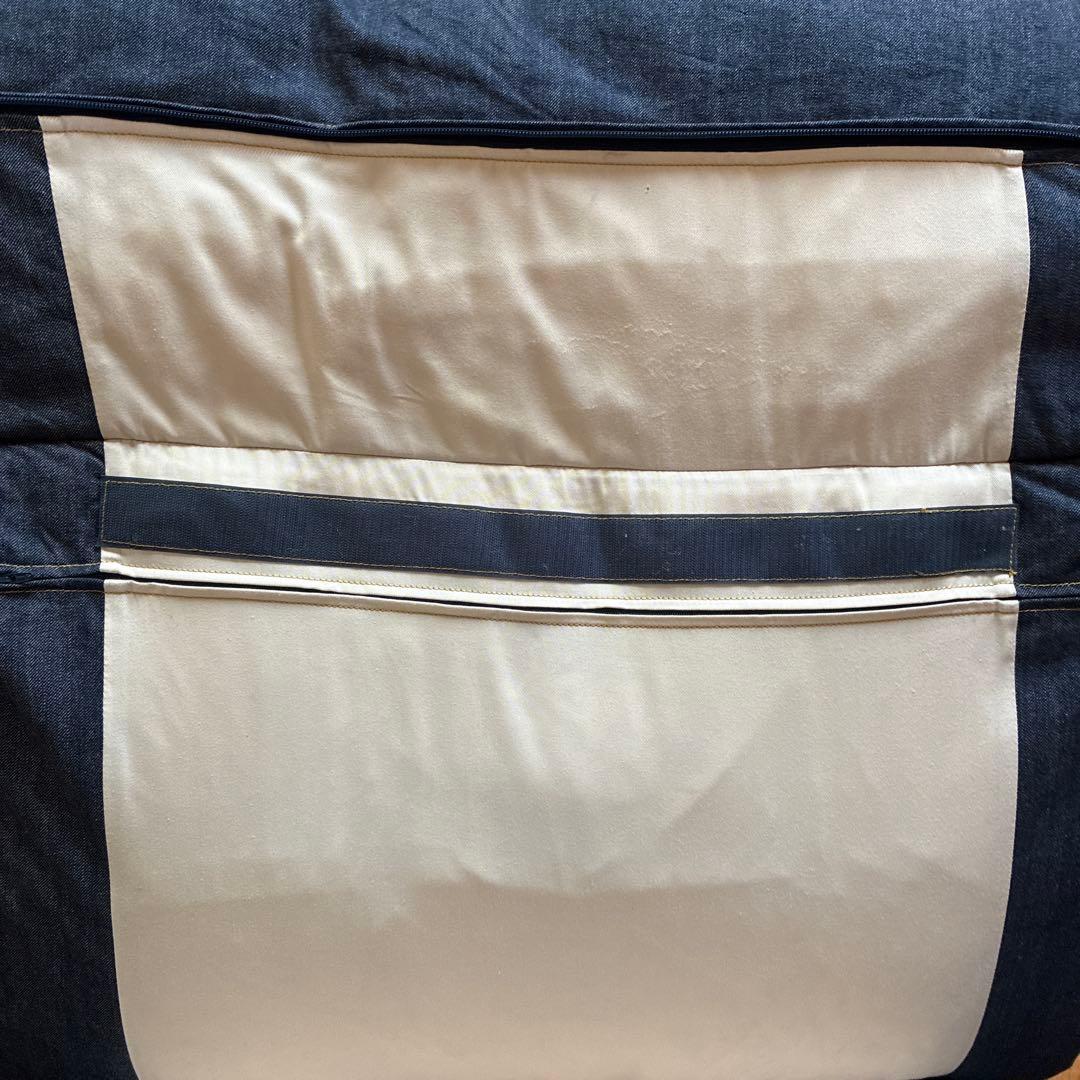 無印良品 ハイバックリクライニングソファ デニム