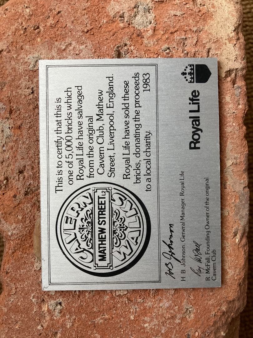 キャバーンクラブのレンガ