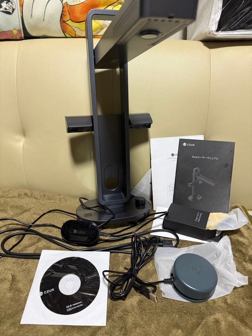 ジャンク品　Czur ドキュメントスキャナー USB接続　ブックスキャナー