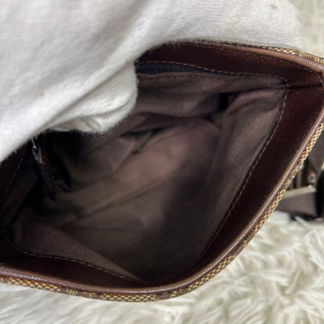 GUCCI GGキャンバス ジャッキー ウエストバッグ ボディーバッグ　茶色