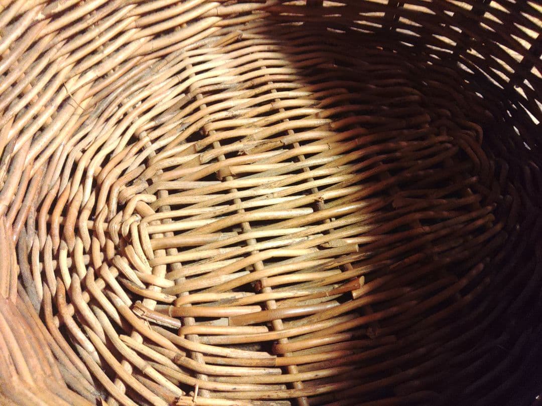 michiko様　籐 バスケット かご　ラタン　アンティーク　ヴィンテージ