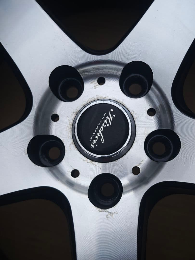 17インチ シルバーアルミホイール 5スポーク