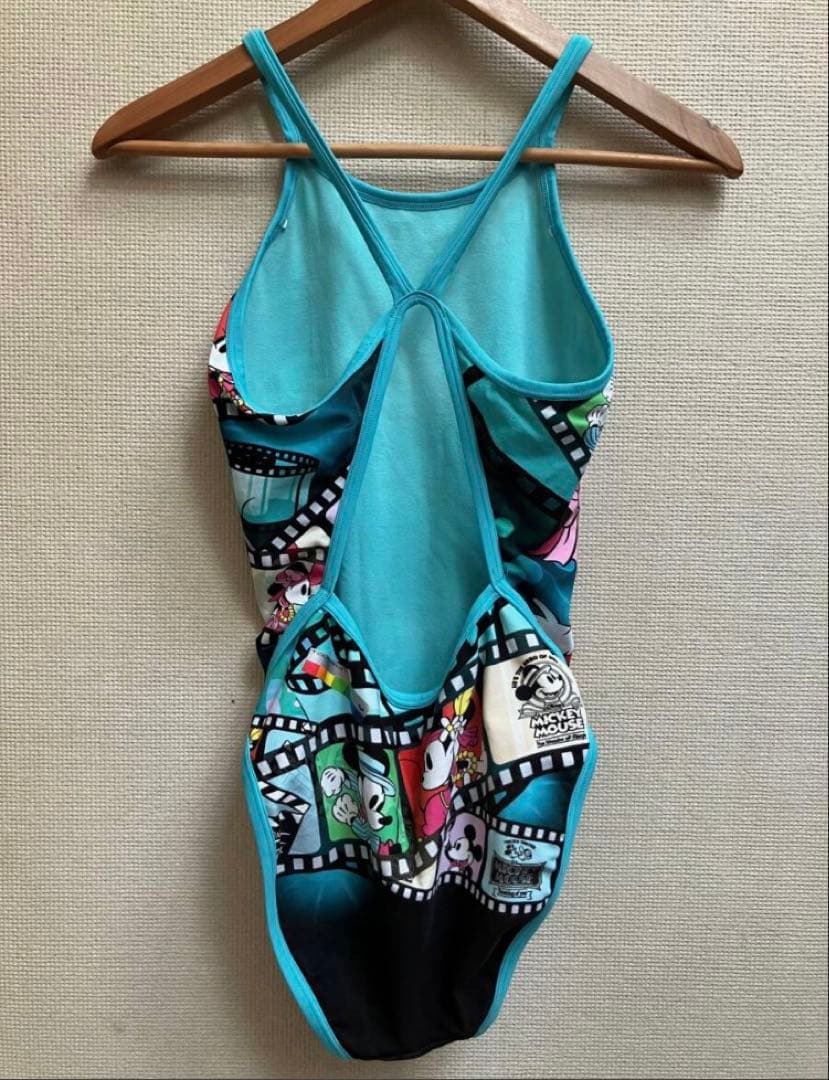 アリーナ ディズニー ミッキー&ミニー 競泳水着 Oサイズ ショーツ付き