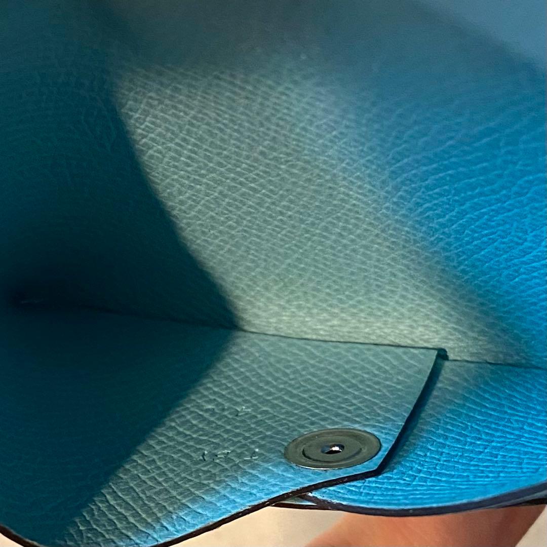 HERMES カルヴィ T刻印 ブルーアトール