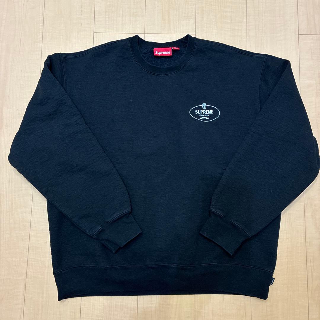 トップス Supreme Crest Crewneck 24FW \"Black\"