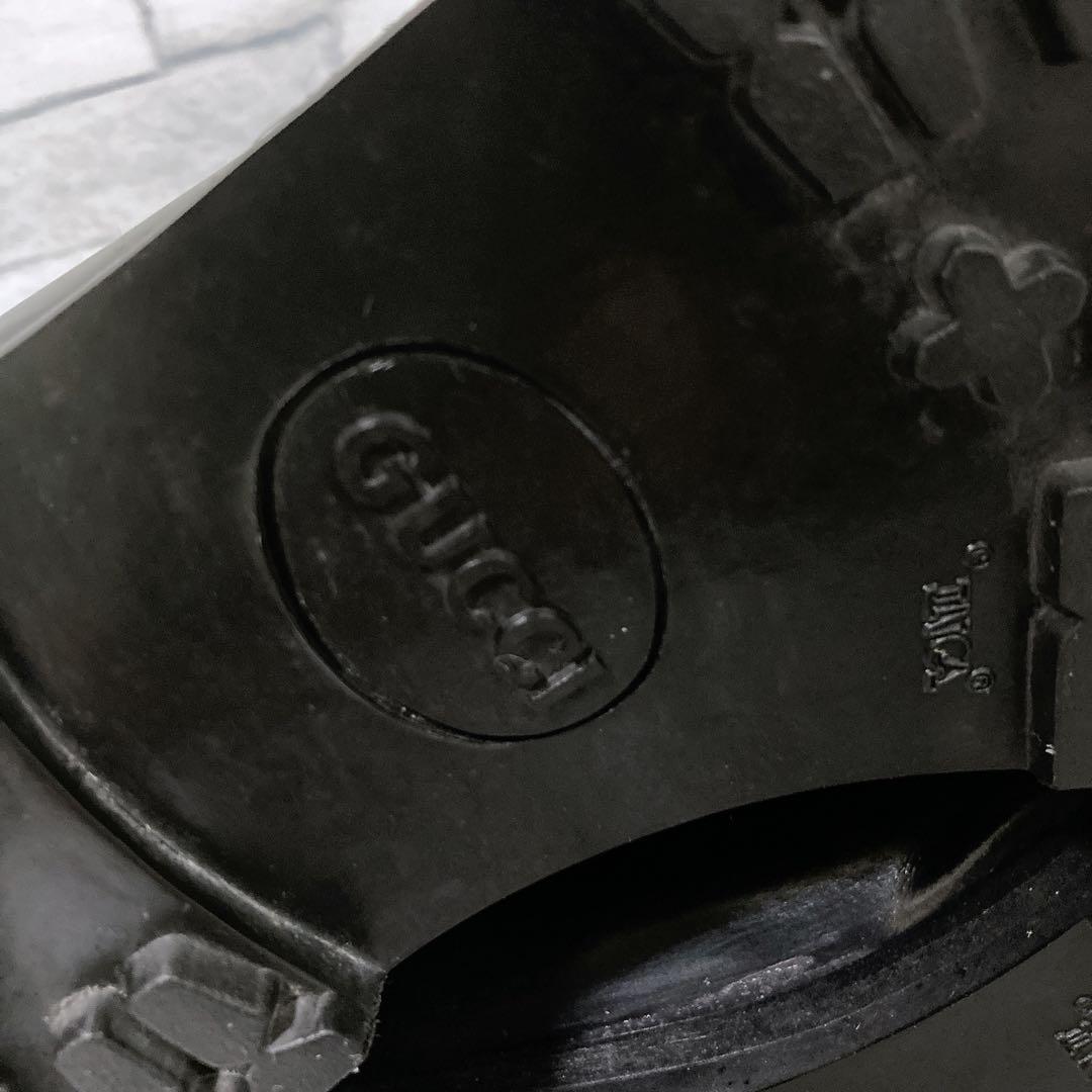 GUCCI グッチ ホースビットローファー 23 コマンドソール 本革 黒 防滑