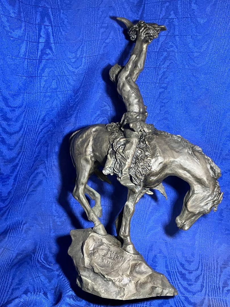 BUCK McCain　ブロンズ像　銅像　西洋彫刻