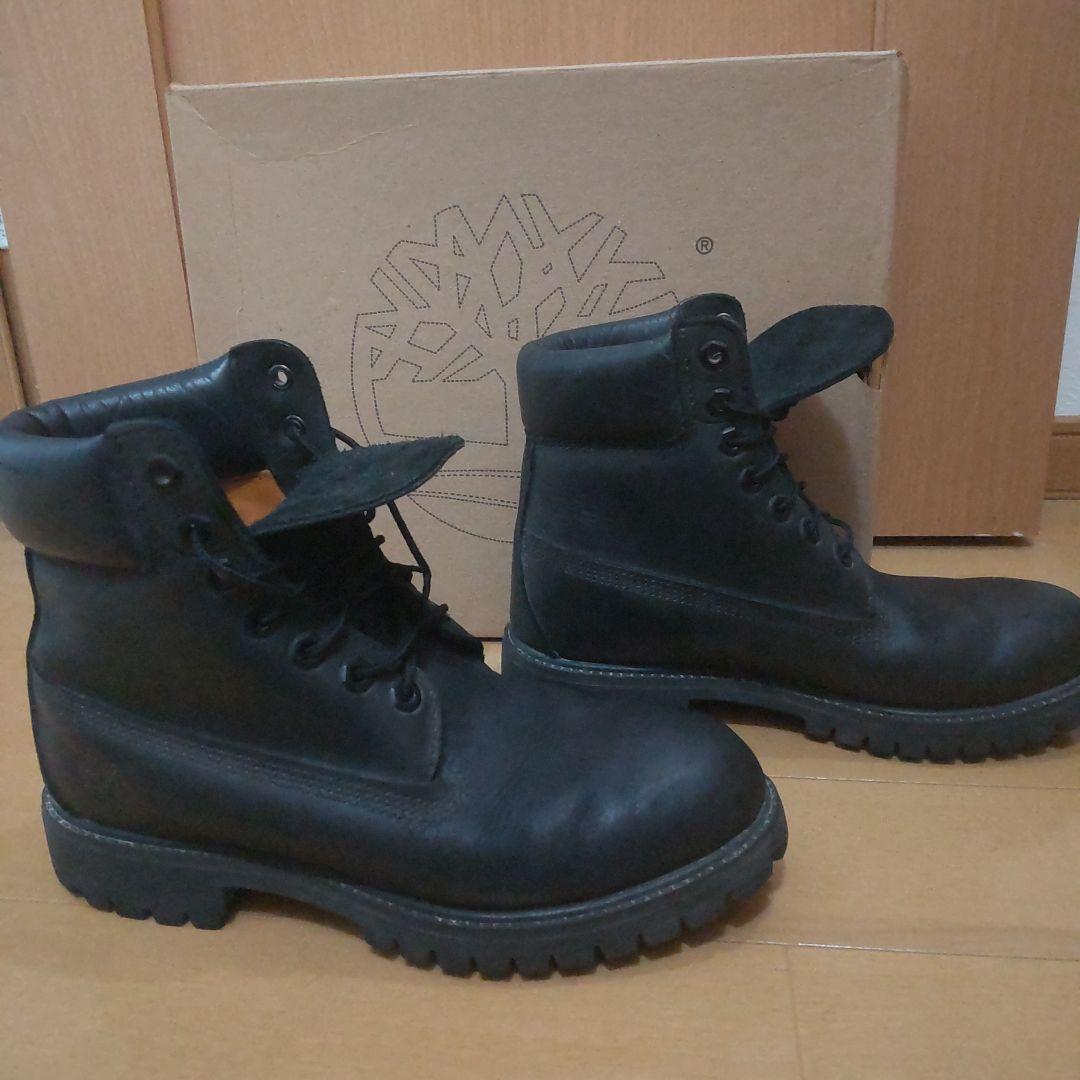【ケア済・値下げ可】Timberland プレミアムブーツ ブラック 7w
