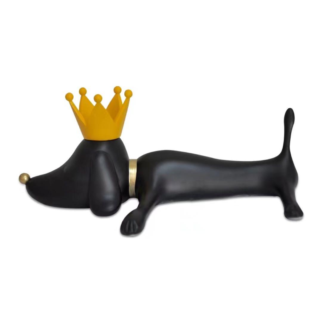 奈良美智 あおもり犬 置物 黒白2個セット