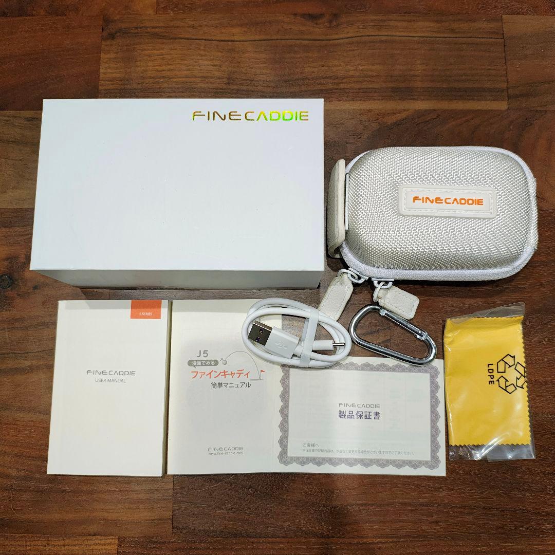 FineCaddie ゴルフ レーザー距離計 距離計測器 J5mini ホワイト