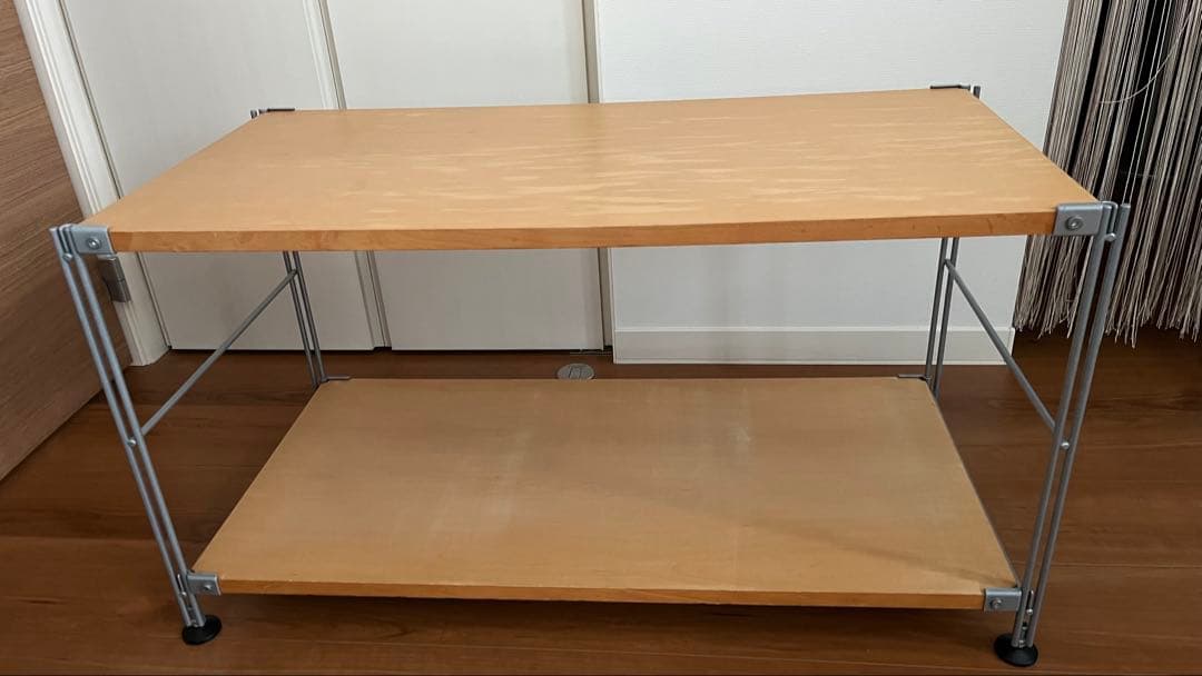 無印良品　ステンレス　ユニットシェルフ　棚板つき　2個セット