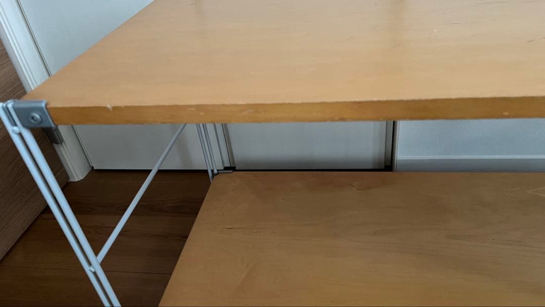 無印良品　ステンレス　ユニットシェルフ　棚板つき　2個セット