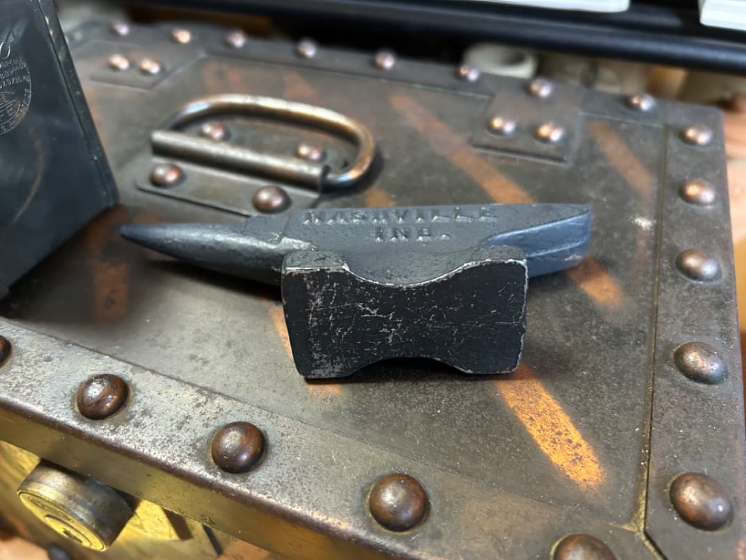 ビンテージ アンビル ANVILペーパーウエイトオブジェ 置物 アンティーク