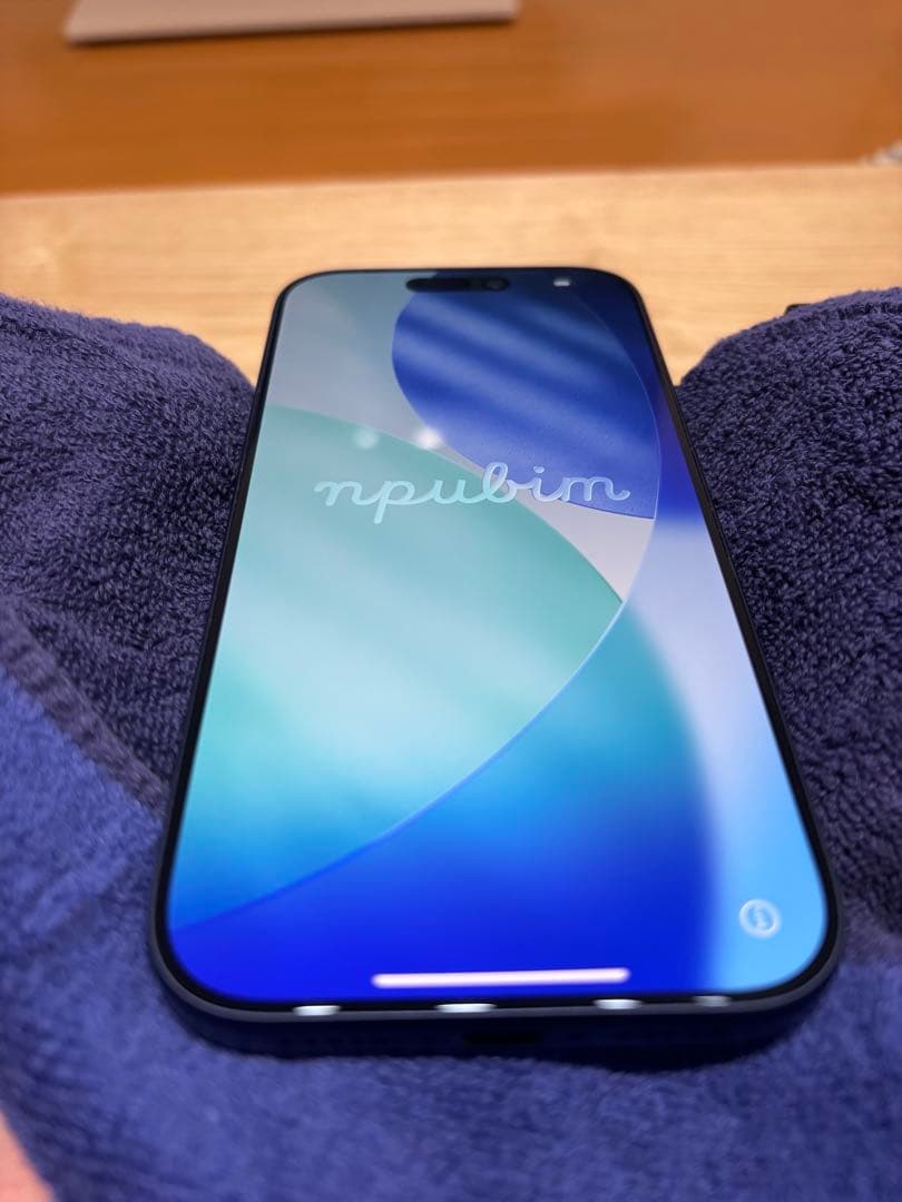 【美品】iPhone17pro 256GB SIMフリー　ディープブルー