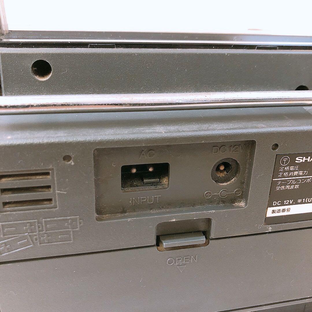 あ*し様 通電OK シャープ ラジカセ レトロ 当時物 QT88MKII SHA