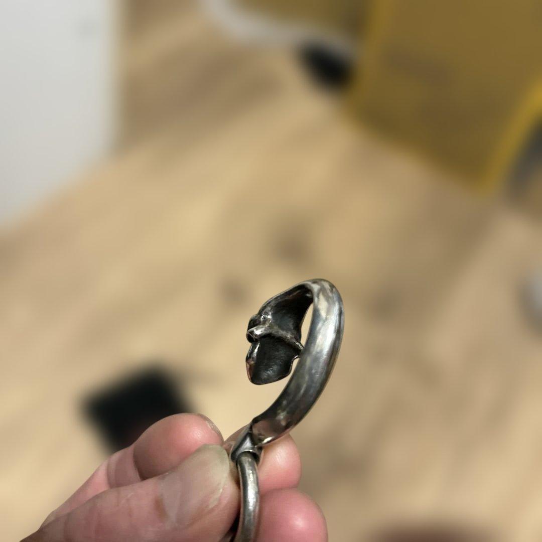 L.S.Dラウドスタイルデザイン×デブブリードスカルキーリングカラビナフック