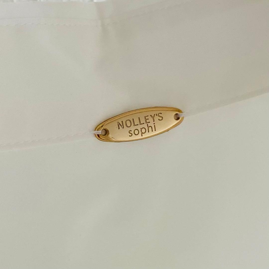 NOLLEY’S Sophi 25SS タイプライター2WAYシャツ ホワイト