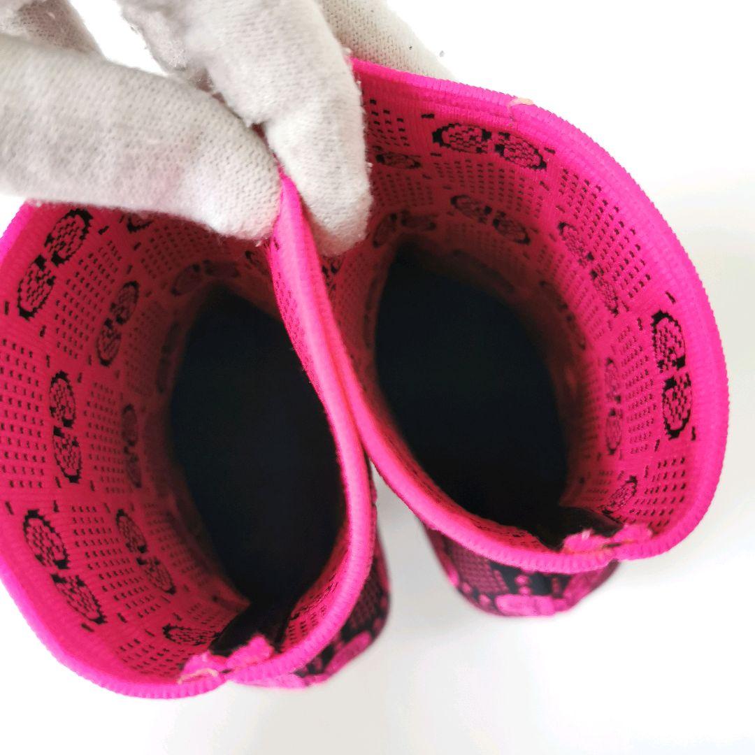 未使用級✨GUCCI アンクルブーツ ソックスタイプ GG柄 ブーティ 35