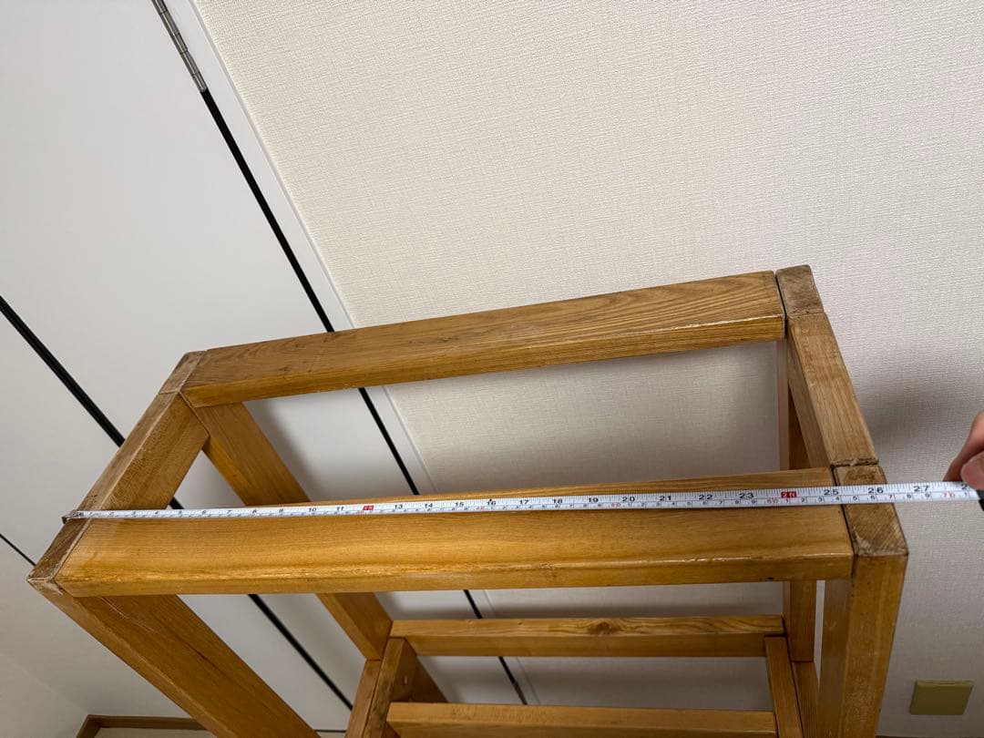 60cm用水槽台・マーフィード・木製水槽台・キャビネット・水槽棚・3段　①