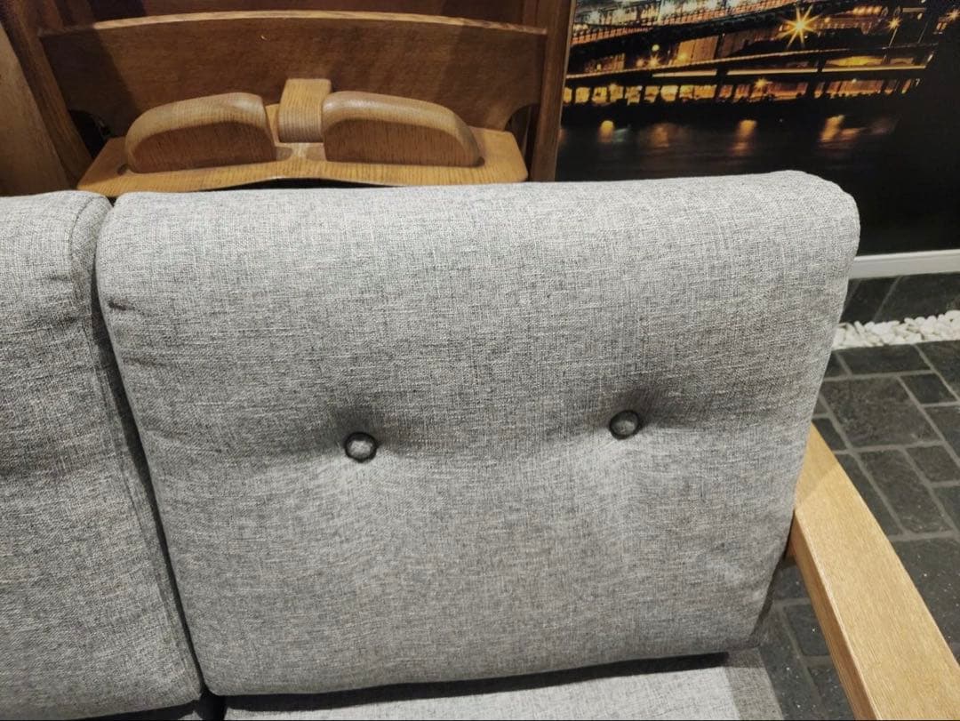 Re:CENOリセノ 2人掛けソファー　Henry（ヘンリー）グレータイプ