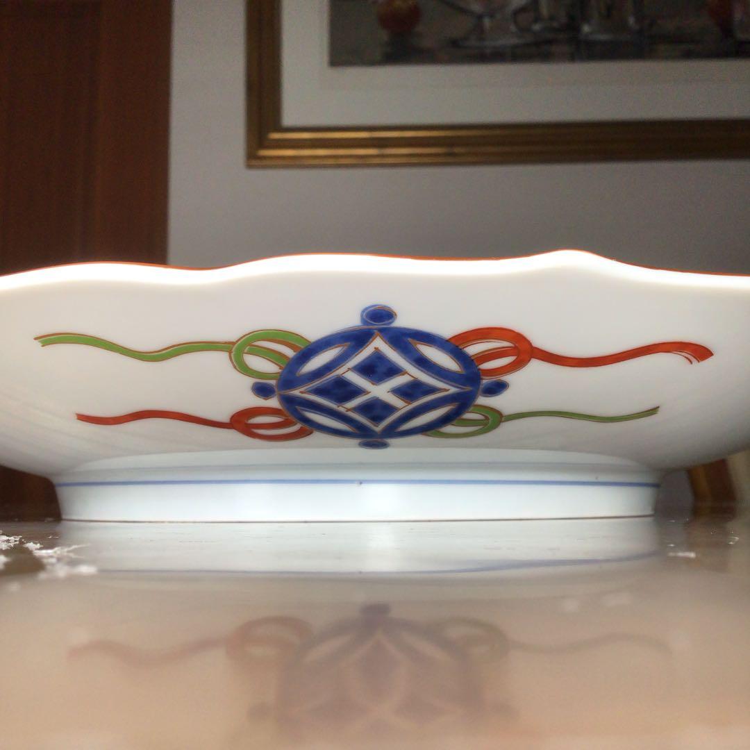 『プレうー特価』　美濃焼　庫山窯　大皿　金彩