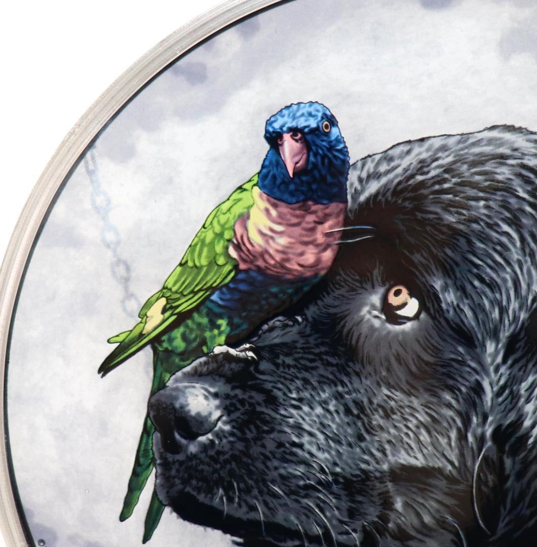 レイチェル・ヘイル 大型 ヴィンテージ ステンドグラス ヘンリーとピピ 箱付