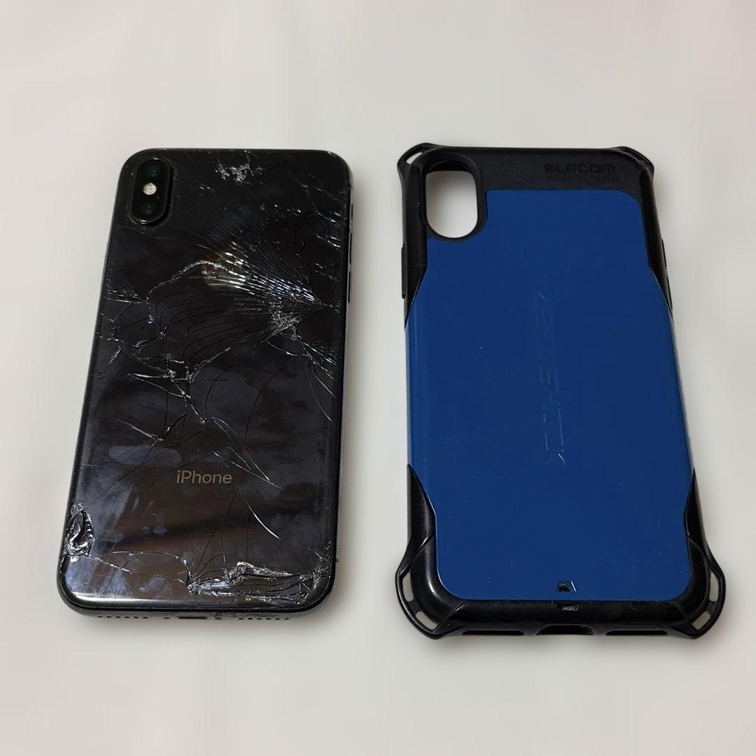 iPhone X 64GB ケース付き フィルム付き　元箱あり　バッテリー交換済