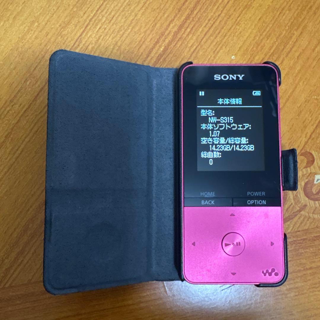 SONY NW-S315（録音用ケーブル付き）