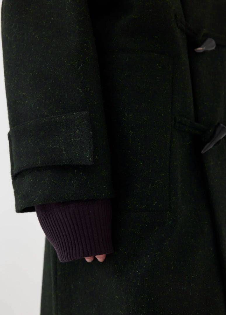 [新品] OVERCOAT Speckled Wool Duffle Coat