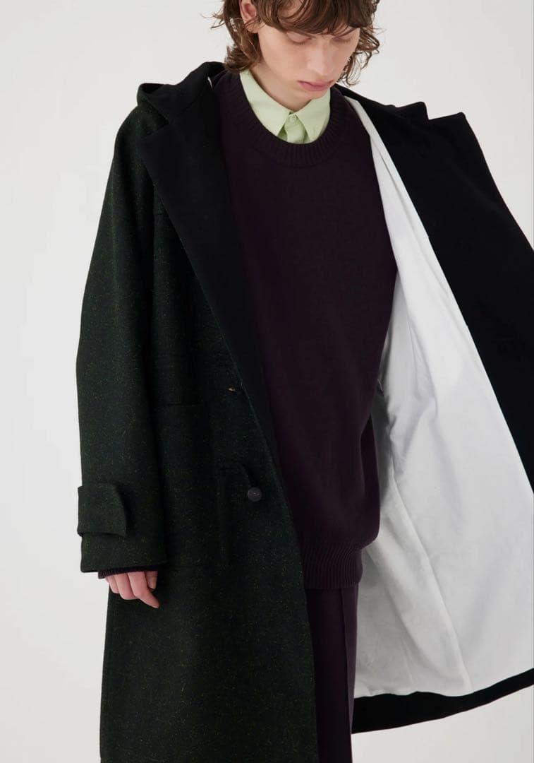 [新品] OVERCOAT Speckled Wool Duffle Coat