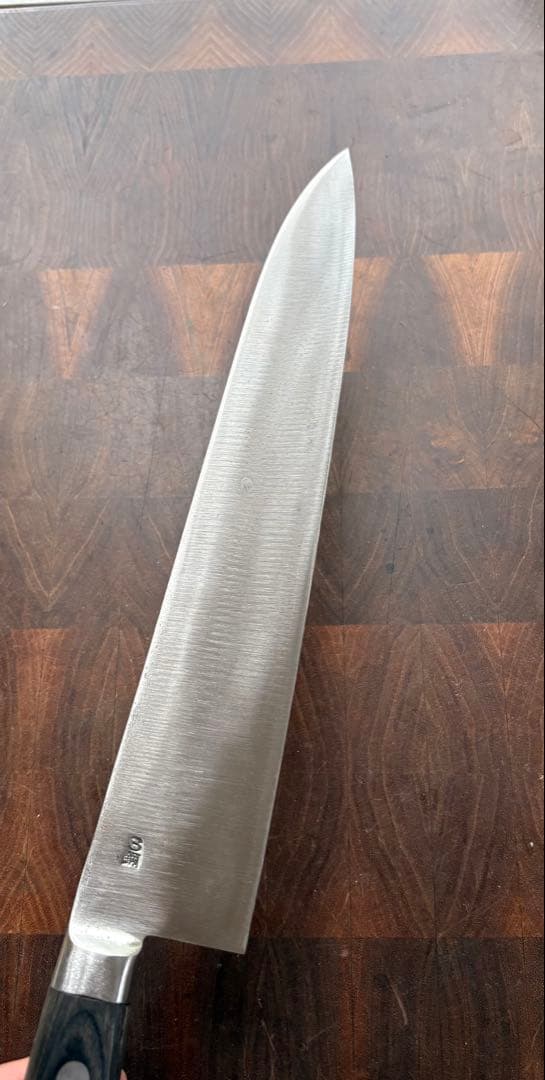 堺一文字光秀　白鋼　牛刀　270mm 9寸　包丁　洋包丁　本職