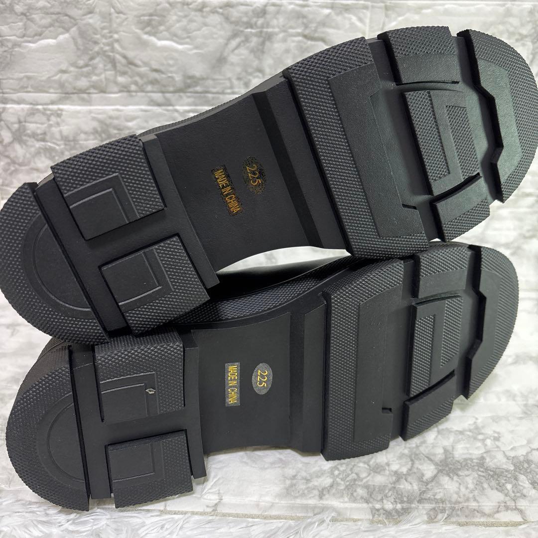 【新品未使用】アトリエブルージュ レザーサイドゴアタンクブーツ S 22.5