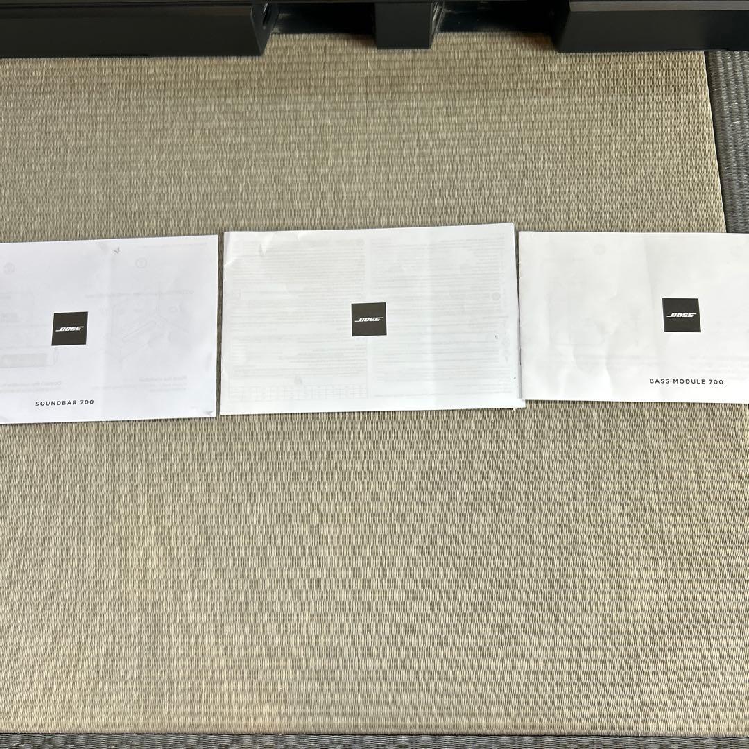 Bose Soundbar 700 本体と付属品