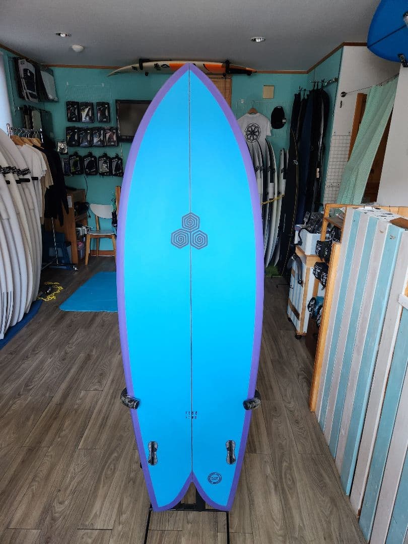 新品送込アルメリック 5.7 Feb's Fish 青スプ＋紫レール　A2585