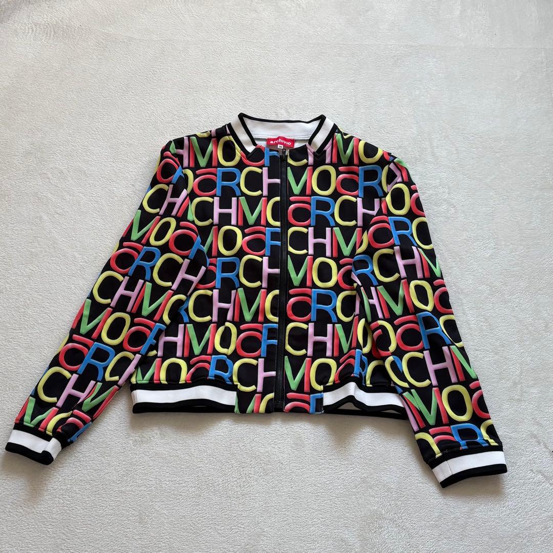 archivio アルチビオ セットアップ ロゴ総柄 ブルゾン スカート 38