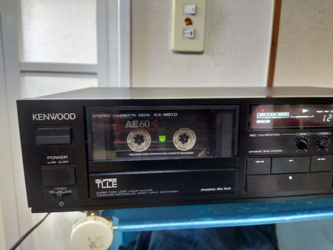 名機！ケンウッド　高級2ヘッドカセットデッキDPSS　KX-880D