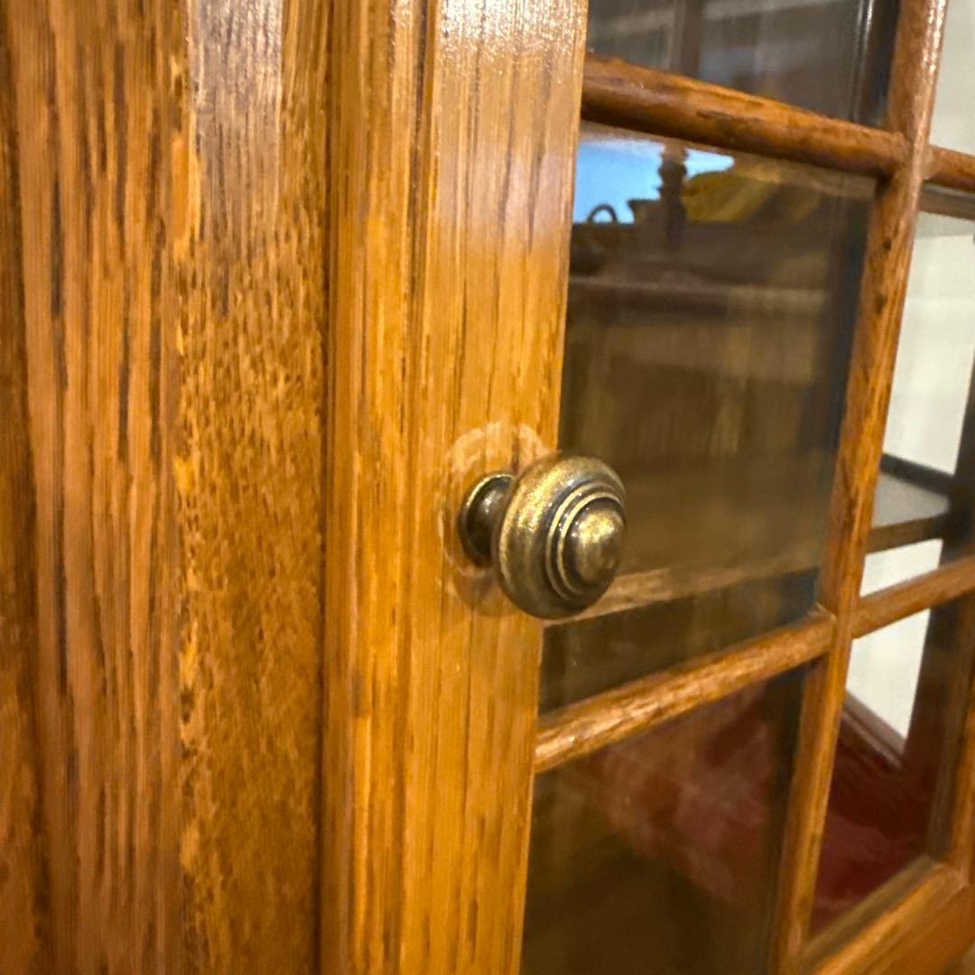 ヴィンテージ　ウォールガラスキャビネット