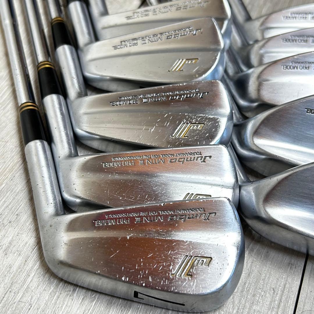 【メンズ右】名器！ジャンボ尾崎 MTN III アイアン 10本 ブリヂストン