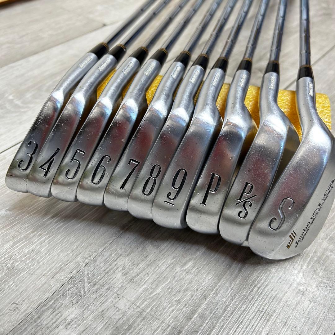 【メンズ右】名器！ジャンボ尾崎 MTN III アイアン 10本 ブリヂストン