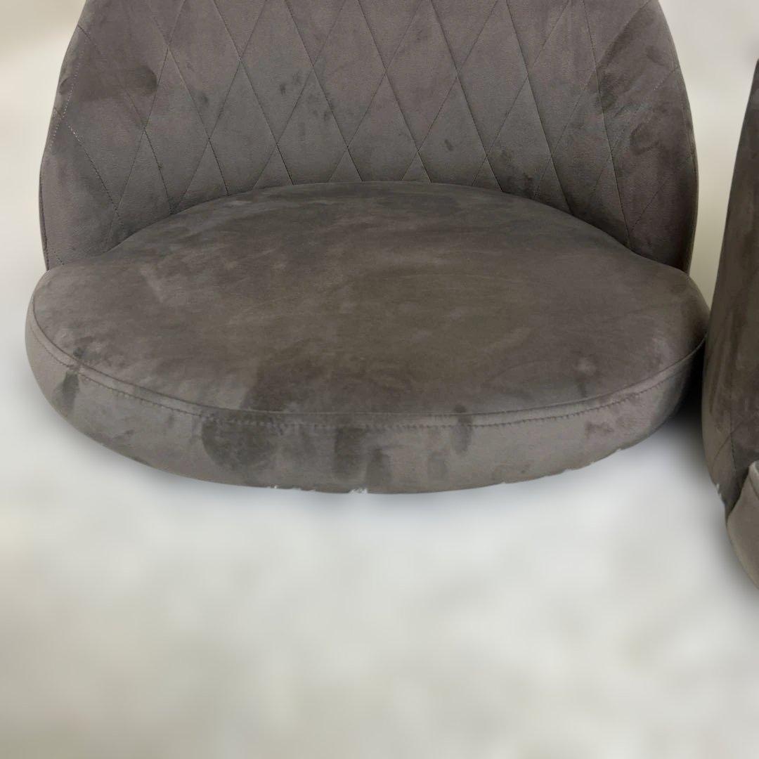 【美品】2個セット　LOWYA ローソファ　座椅子　コンパクト　ベルベット調