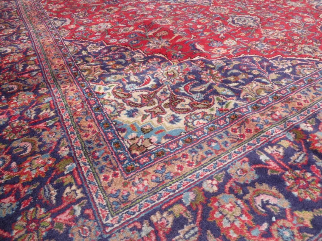 大判　ペルシャ絨毯　387×299cm　イラン産　手織り