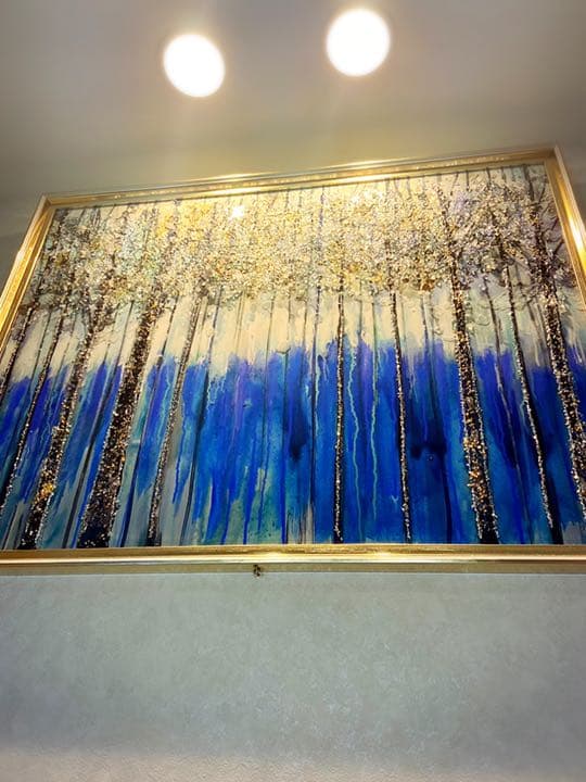 ビジュー装飾　絵画