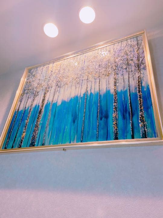 ビジュー装飾　絵画