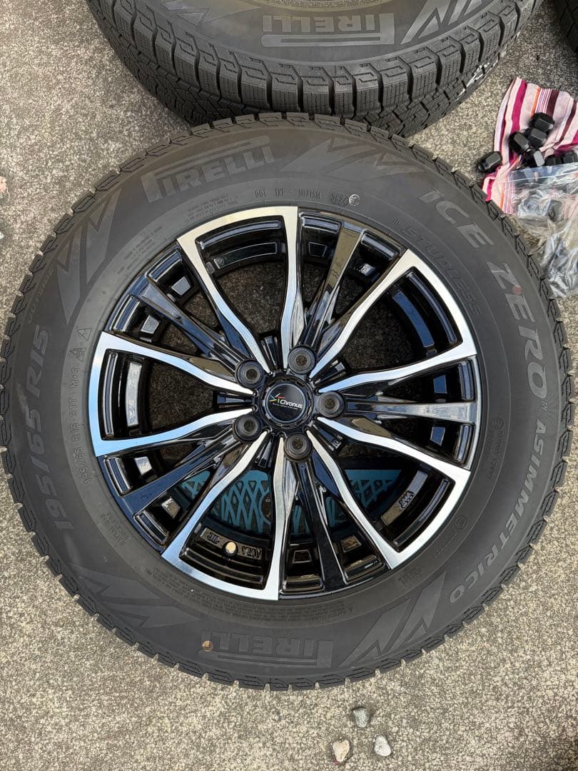 【1シーズンのみ】15in スタッドレス＋ホイール4本｜ピレリ ICE ZERO