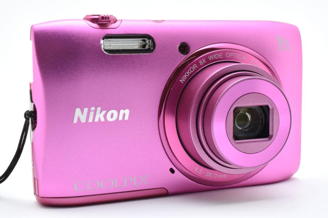 【極美品】NIkon COOLPIX S3600 アザレアピンク　新品級！